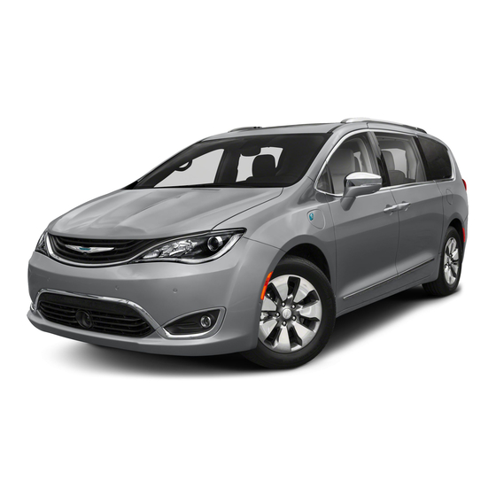 Chrysler PACIFICA HYBRID 2019 Manual