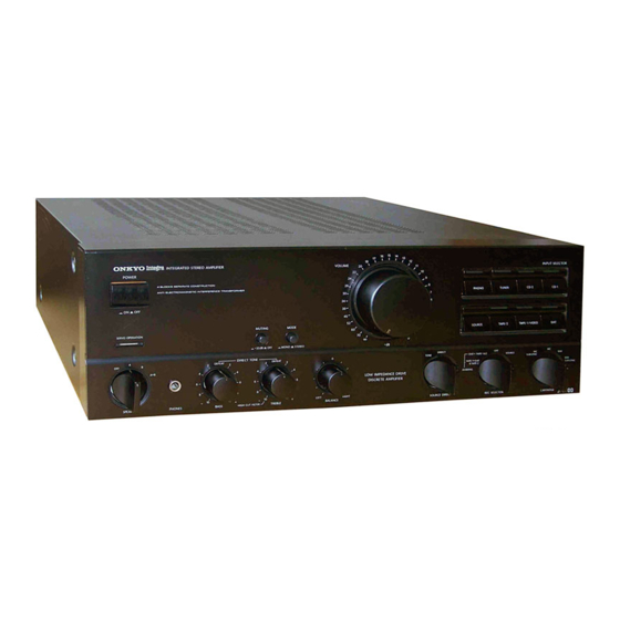 Onkyo A-8700 Instruction Manual