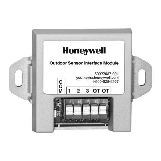 Honeywell 50022037-001 Installation Instructions