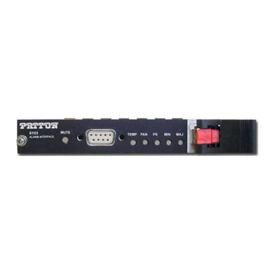 User Manuals: Patton electronics 6103 Alarm Card