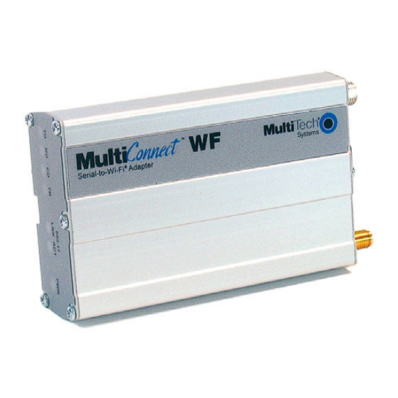Multitech Multi-Tech MultiConnect WF MTS2WFA-R Specification Sheet