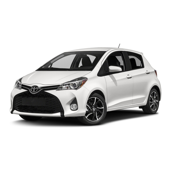 Toyota Yaris 2016 Manuals