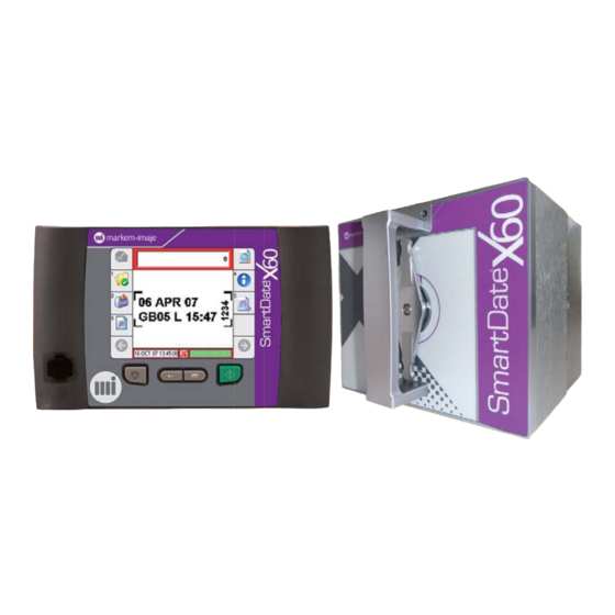 Dover Markem Imaje SmartDate X60 User Manual