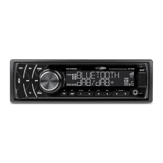 Caliber RCD 272DBTi Quick Start Manual