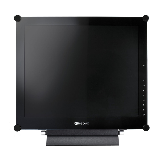 AG Neovo SX-15 User Manual