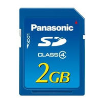 Panasonic RP-SDP02GE1K Operating Instructions Manual