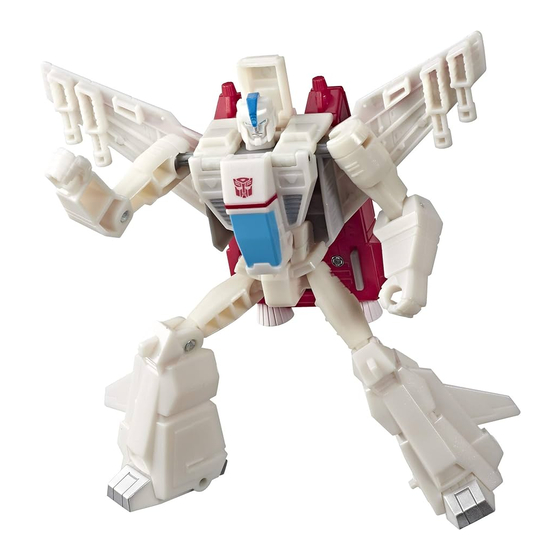 Hasbro Transformers Cyberverse Jetfire Sky Surge Quick Start Manual