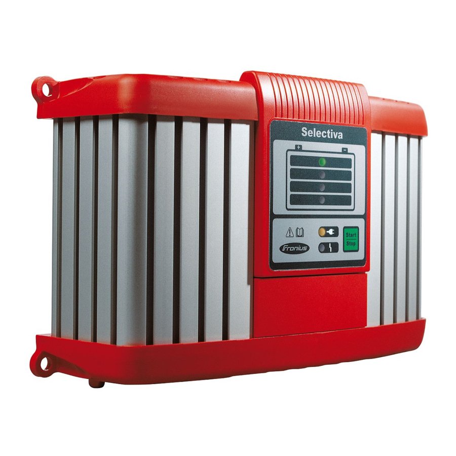 Fronius Selectiva Manual