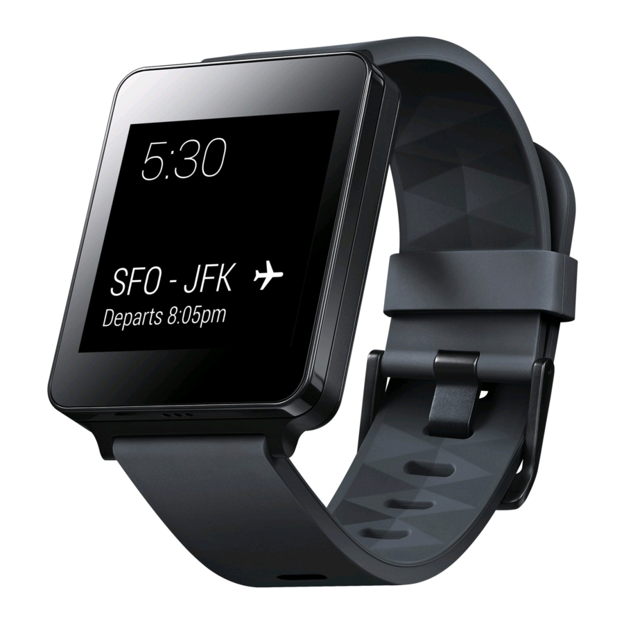 LG G Watch Manual