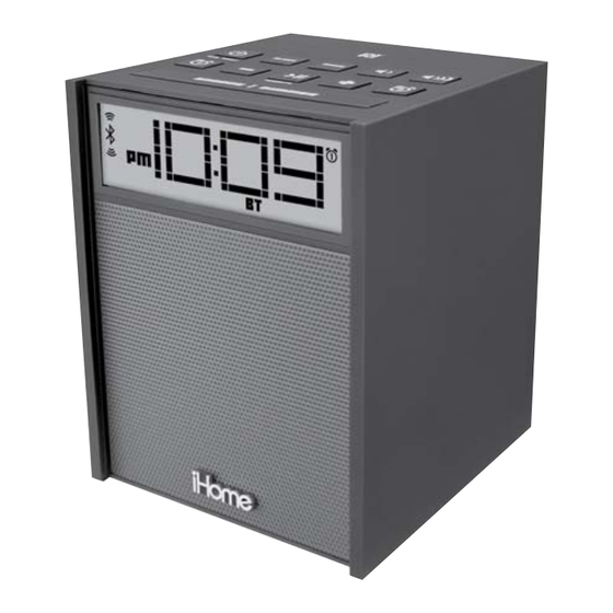 iHome iBN180 Instruction Manual