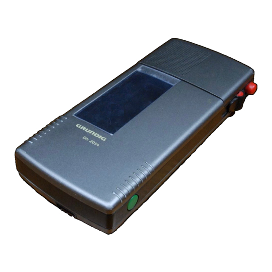 Grundig Dh 2094 Manual