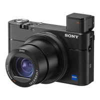 Sony DSC-RX100M5 How To Use Manual