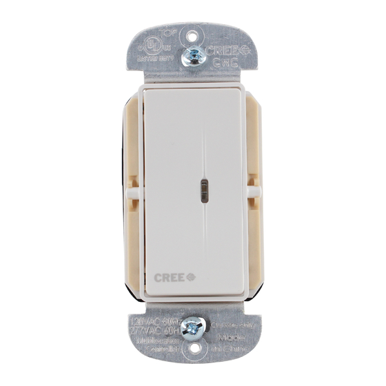 CREE LIGHTING CSC-CWD Installation Instructions Manual
