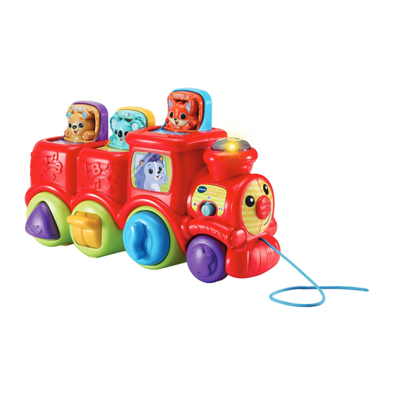 VTech Baby Pop & Sing Animal Train Instruction Manual