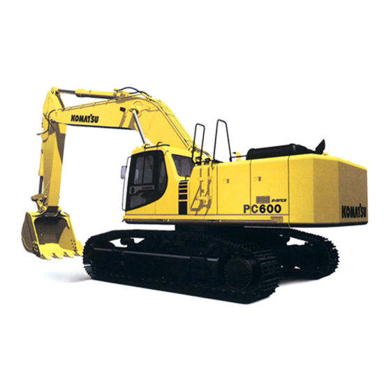 Komatsu PC600LC-6 Operation And Maintenance Manual