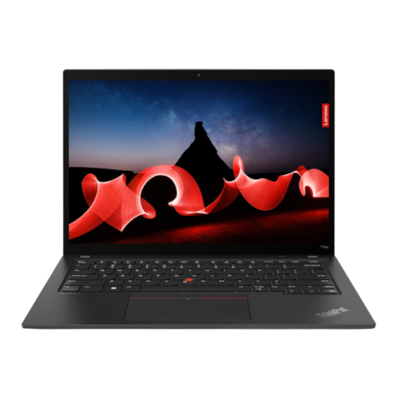 Lenovo ThinkPad T14s Gen 4 User Manual