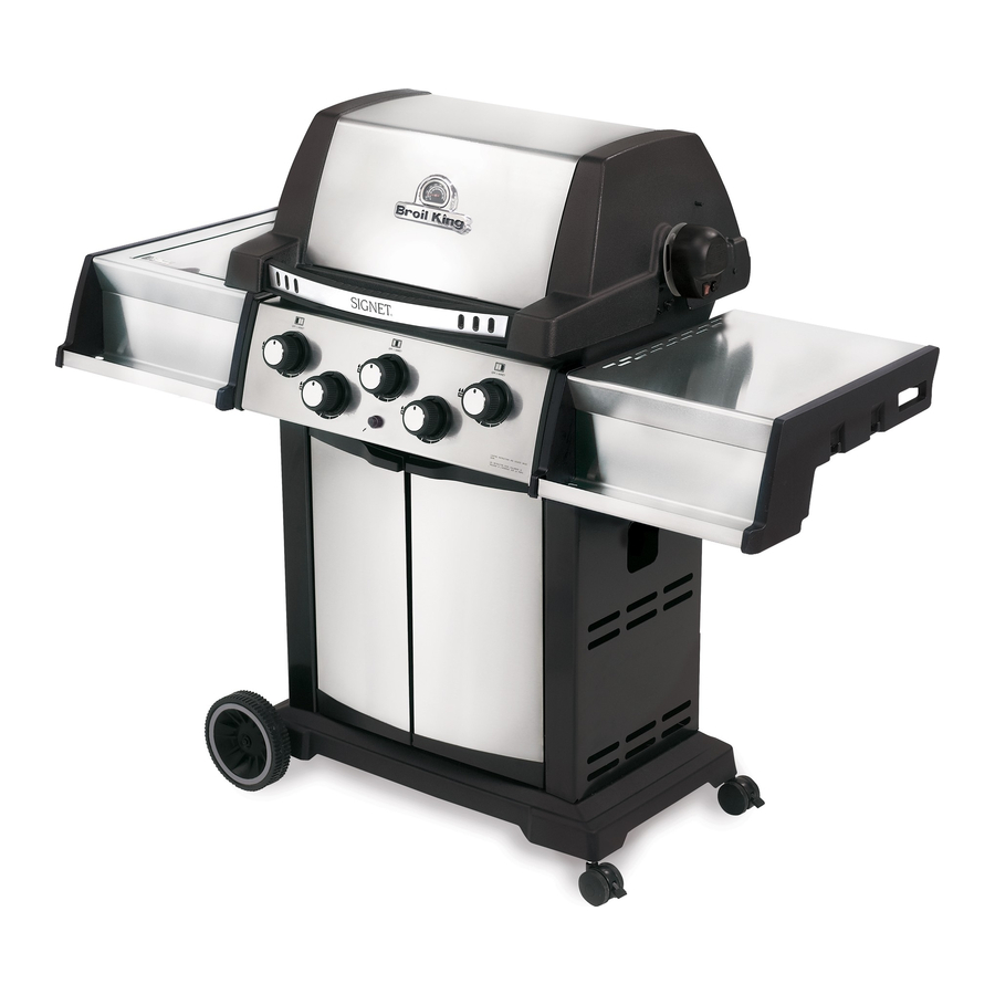 Broil King SIGNET 70SS Assembly Manual And Parts List