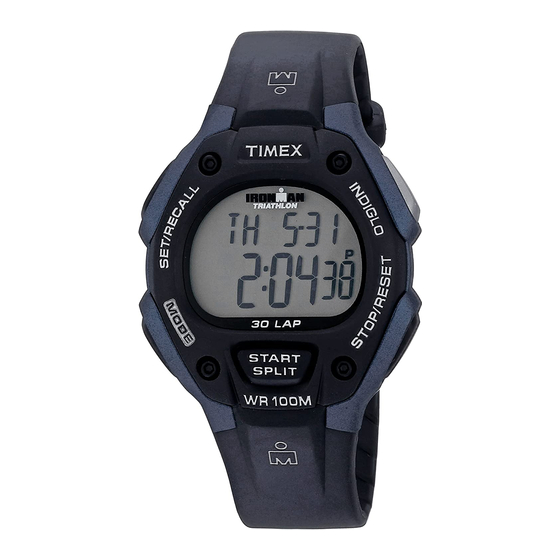 Timex 30-LAP Manual