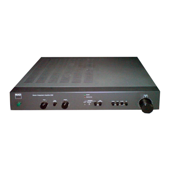 NAD 310 Specifications