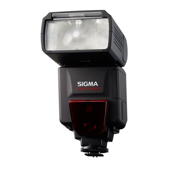 Sigma EF-610 DG Super Instructions Manual