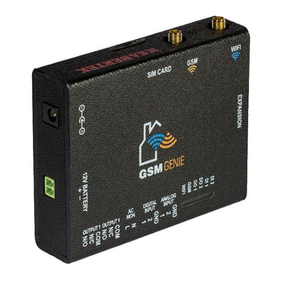 SABERTEK GSM GENIE User Manual