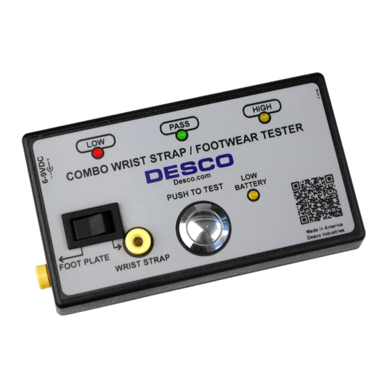 Desco 19280 Installation, Operation And Maintenance Manual