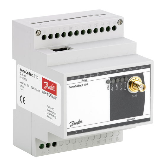 Danfoss SonoCollect 110 Installation Manual