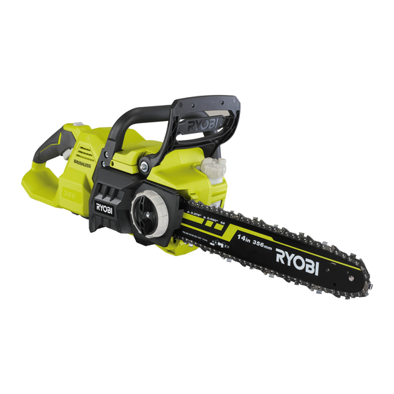 Ryobi RY36CSX35A Original Instructions Manual