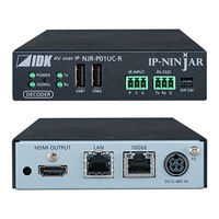 IDK NJR-P01UF-R User Manual