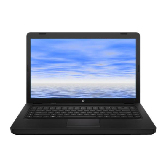 User Manuals: HP G56-141 Notebook Laptop