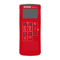 Benning PV 1-1+ Short Instructions