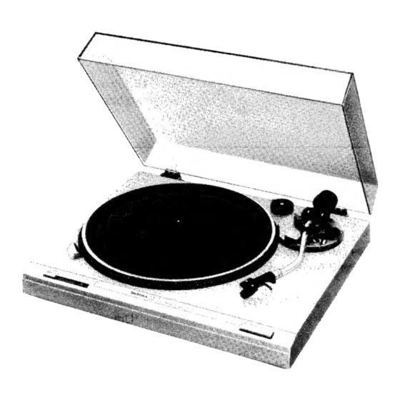Technics SL-D212 Service Manual