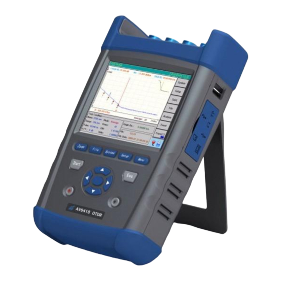 Senter AV6418 OTDR Manuals