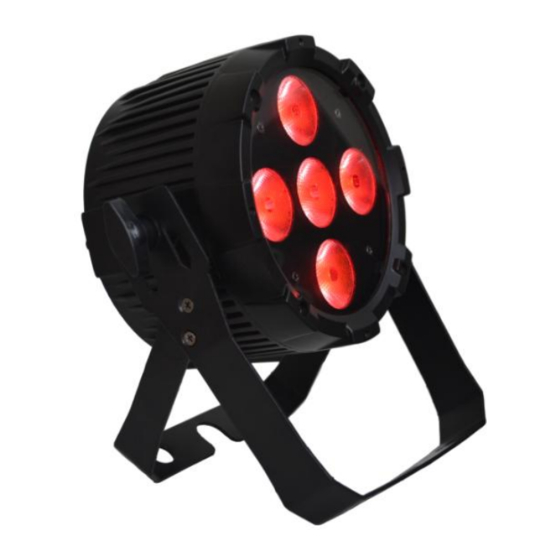 Event Lighting Thin Propar Quad PARRGBW12x8 User Manual