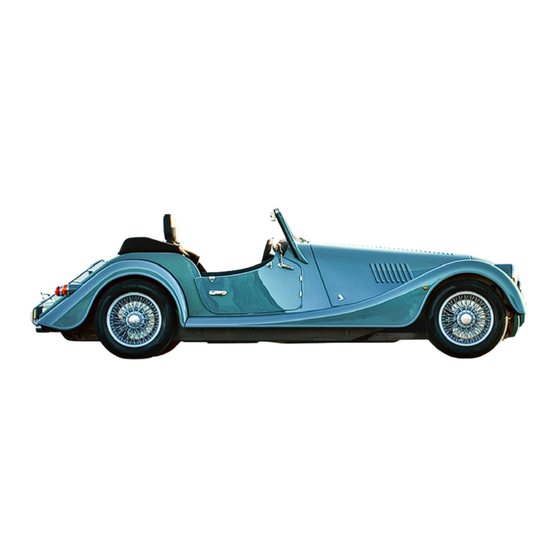 Morgan PLUS FOUR Owner's Handbook Manual