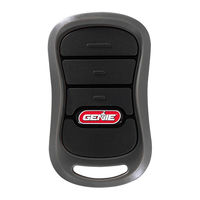 Genie Remote Control Operating Instructions