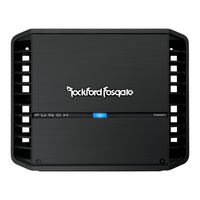 Rockford Fosgate PUNCH P1000X1BD Installation & Operation Manual