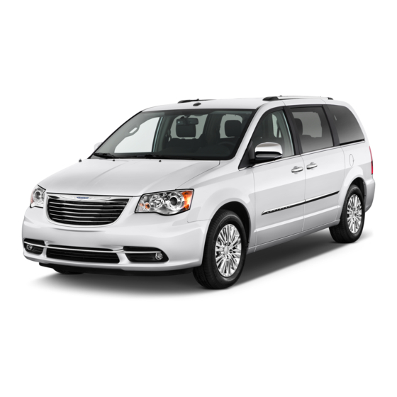 Chrysler Town & Country 2011 Manuals