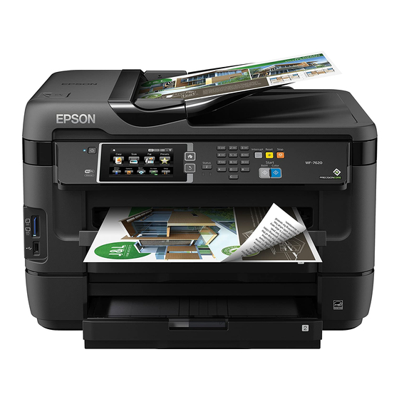 Epson WF-7610 Start Here