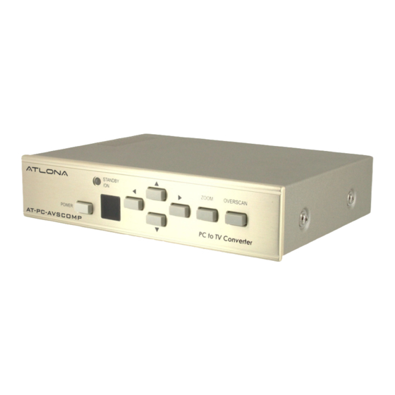Atlona AT-PC-AVSCOMP User Manual