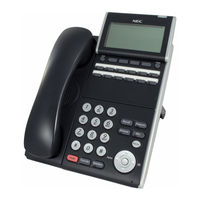 Nec ITL-12D-1 - DT730 - 12 Button Display IP Phone Quick Start User Manual