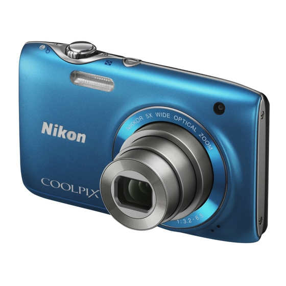 NIKON COOLPIX S3100 USER MANUAL Pdf Download | ManualsLib