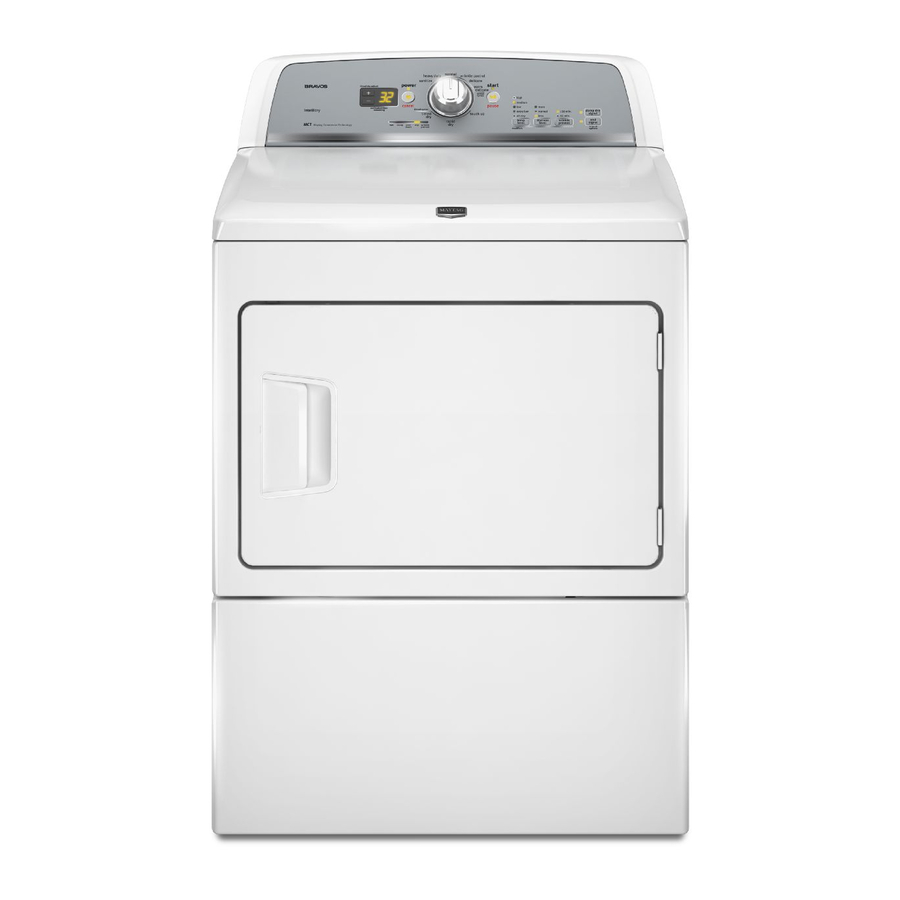 MAYTAG BRAVOS MEDX600XW0 USE AND CARE MANUAL Pdf Download ManualsLib