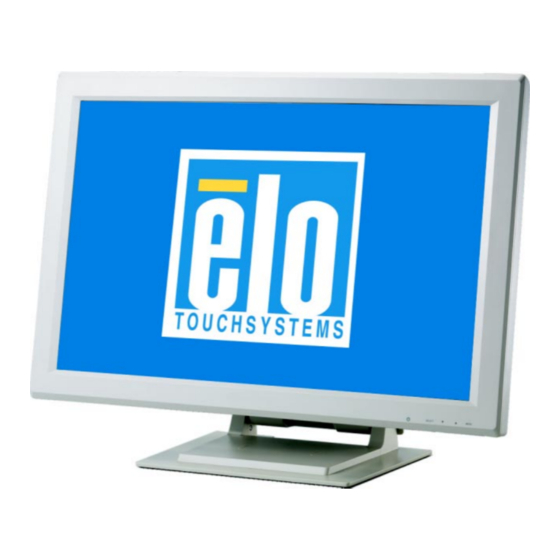 ELO TOUCHSYSTEMS 2400LM USER MANUAL Pdf Download ManualsLib