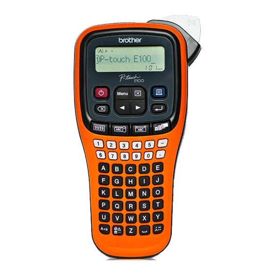 Brother PT-E110 Handheld Industrial P-touch Edge Label Maker