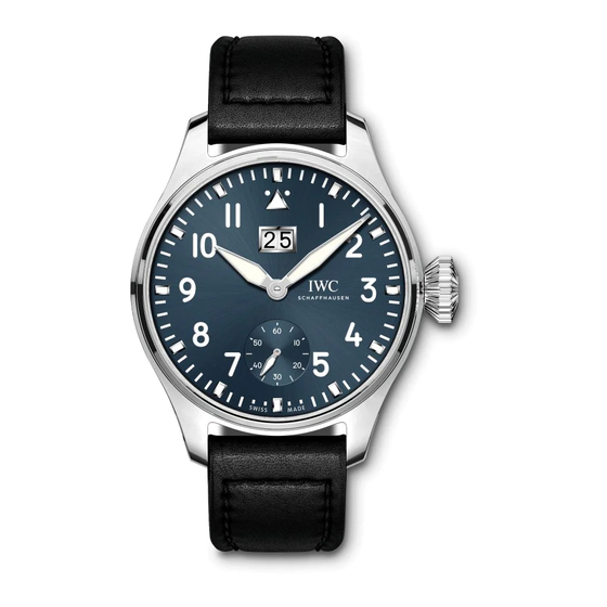 iwc BIG PILOT’S WATCH BIG DATE Operating Instructions Manual