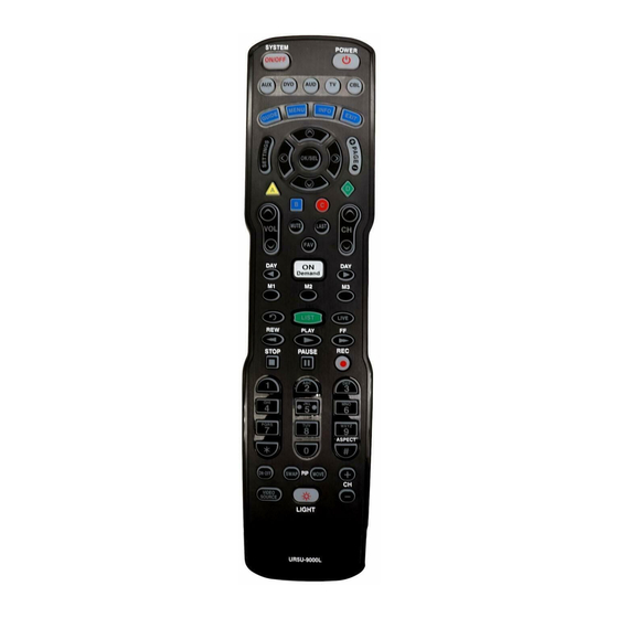 Universal Remote Control PHAZR-5 Operating Instructions