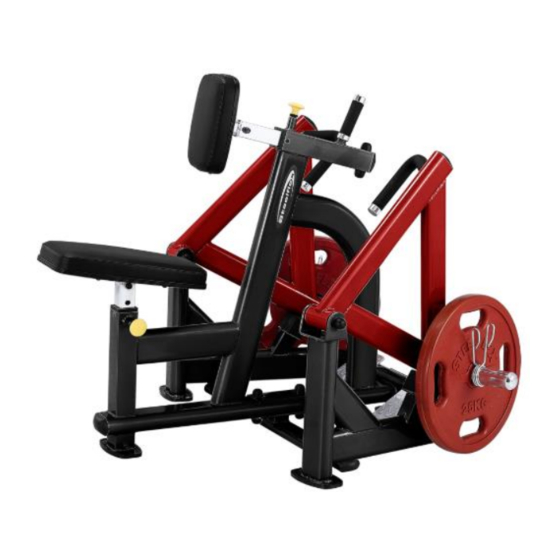 Insportline Steelflex PlateLoad Line PLSR User Manual