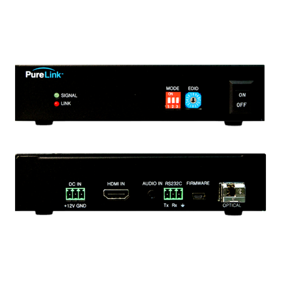 PureLink Media Axis MAX-FT101 User Manual