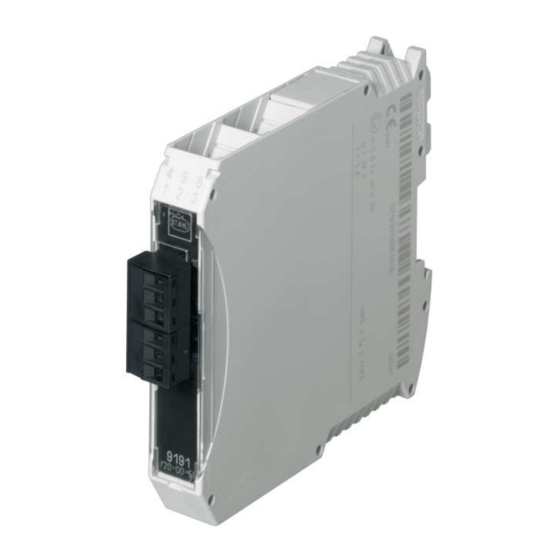 Stahl 9191/20-00-50 Operating Instructions Manual